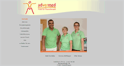 Desktop Screenshot of adver-med.de